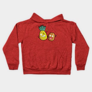 Kawaii Pineapple and Kiwi Kids Hoodie